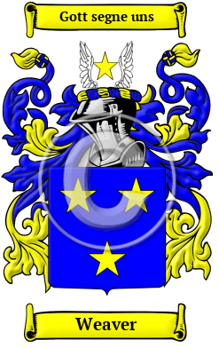 Weaver Family Crest Download (JPG) Heritage Series - 600 DPI