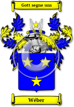 Wéber Family Crest Download (jpg) Legacy Series - 150 DPI