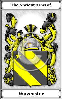 Waycaster Family Crest Download (JPG)  Book Plated - 150 DPI