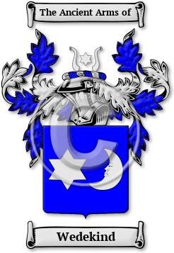 Wedekind Family Crest Download (jpg) Legacy Series - 150 DPI
