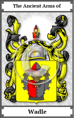 Wadle Family Crest Download (JPG) Book Plated - 600 DPI