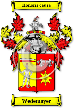 Wedemayer Family Crest Download (jpg) Legacy Series - 150 DPI