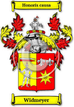 Widmeyer Family Crest Download (JPG) Legacy Series - 600 DPI