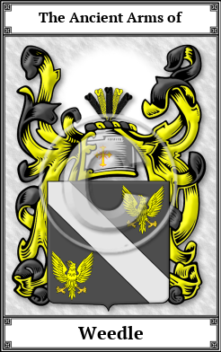 Weedle Family Crest Download (JPG) Book Plated - 600 DPI