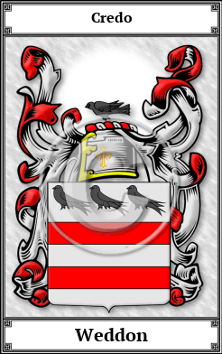 Weddon Family Crest Download (JPG)  Book Plated - 150 DPI