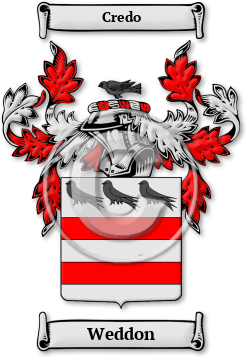 Weddon Family Crest Download (jpg) Legacy Series - 150 DPI