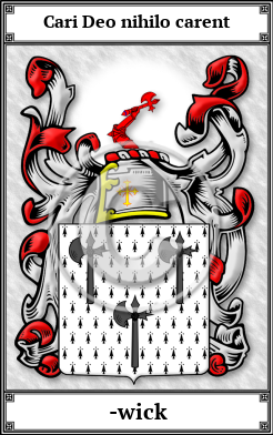 -wick Family Crest Download (JPG)  Book Plated - 150 DPI