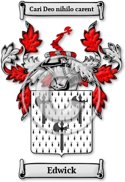 Edwick Family Crest Download (jpg) Legacy Series - 150 DPI