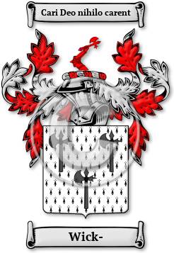 Wick- Family Crest Download (jpg) Legacy Series - 150 DPI