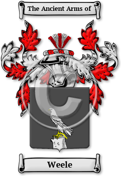 Weele Family Crest Download (JPG) Legacy Series - 600 DPI
