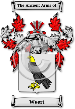 Weert Family Crest Download (jpg) Legacy Series - 150 DPI