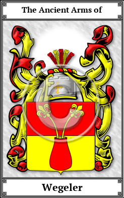 Wegeler Family Crest Download (JPG)  Book Plated - 150 DPI