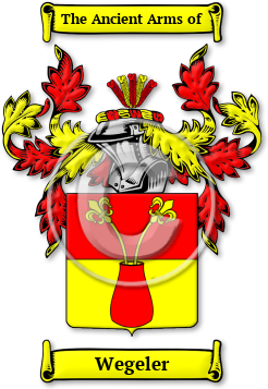 Wegeler Family Crest Download (jpg) Legacy Series - 150 DPI