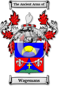 Wagemans Family Crest Download (jpg) Legacy Series - 150 DPI