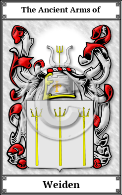 Weiden Family Crest Download (JPG)  Book Plated - 150 DPI