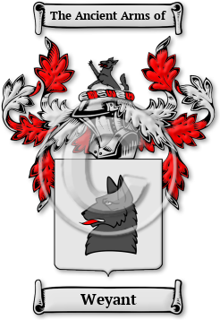 Weyant Family Crest Download (jpg) Legacy Series - 150 DPI