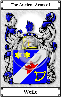 Weile Family Crest Download (JPG) Book Plated - 600 DPI