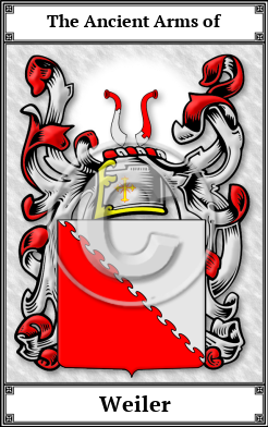 Weiler Family Crest Download (JPG)  Book Plated - 150 DPI