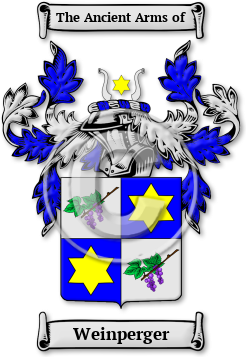 Weinperger Family Crest Download (jpg) Legacy Series - 150 DPI