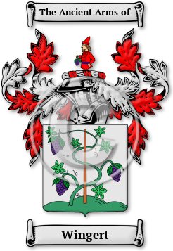 Wingert Family Crest Download (jpg) Legacy Series - 150 DPI