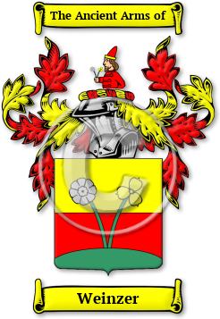 Weinzer Family Crest Download (jpg) Legacy Series - 150 DPI
