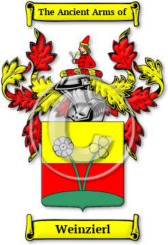 Weinzierl Family Crest Download (jpg) Legacy Series - 150 DPI