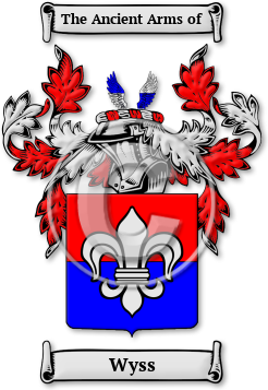 Wyss Family Crest Download (jpg) Legacy Series - 150 DPI