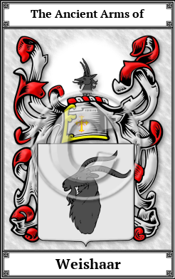 Weishaar Family Crest Download (JPG) Book Plated - 600 DPI