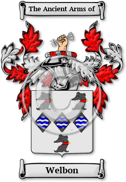Welbon Family Crest Download (JPG) Legacy Series - 600 DPI
