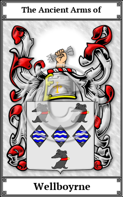 Wellboyrne Family Crest Download (JPG)  Book Plated - 150 DPI