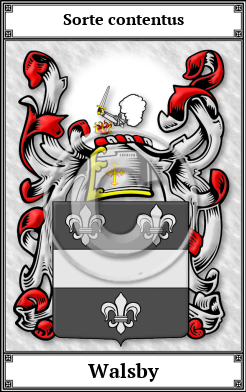 Walsby Family Crest Download (JPG)  Book Plated - 150 DPI