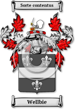Wellbie Family Crest Download (jpg) Legacy Series - 150 DPI