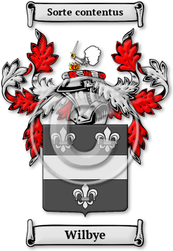 Wilbye Family Crest Download (jpg) Legacy Series - 150 DPI
