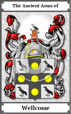 Wellcome Family Crest Download (JPG)  Book Plated - 150 DPI