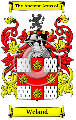 Weland Family Crest/Coat of Arms