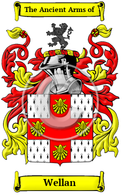 Wellan Family Crest Download (JPG) Heritage Series - 600 DPI