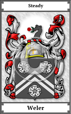 Weler Family Crest Download (JPG)  Book Plated - 150 DPI