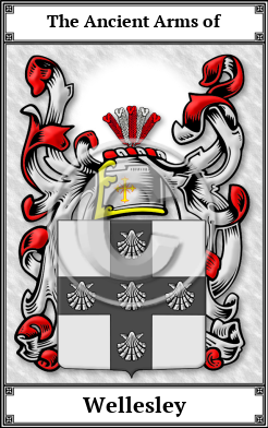 Wellesley Family Crest Download (JPG)  Book Plated - 150 DPI