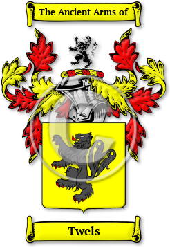 Twels Family Crest Download (JPG) Legacy Series - 600 DPI