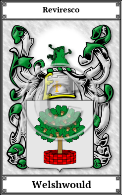 Welshwould Family Crest Download (JPG)  Book Plated - 150 DPI