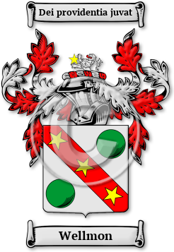 Wellmon Family Crest Download (JPG) Legacy Series - 600 DPI