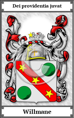 Willmane Family Crest Download (JPG)  Book Plated - 150 DPI