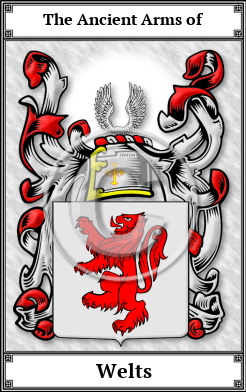 Welts Family Crest Download (JPG) Book Plated - 600 DPI