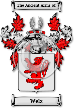 Welz Family Crest Download (jpg) Legacy Series - 150 DPI