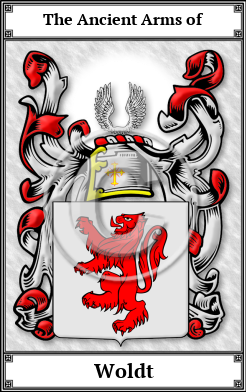 Woldt Family Crest Download (JPG) Book Plated - 600 DPI