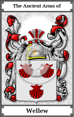 Wellew Family Crest Download (JPG)  Book Plated - 150 DPI