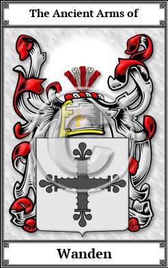 Wanden Family Crest Download (JPG)  Book Plated - 150 DPI