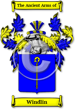 Windlin Family Crest Download (JPG) Legacy Series - 600 DPI