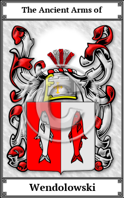 Wendolowski Family Crest Download (JPG)  Book Plated - 150 DPI