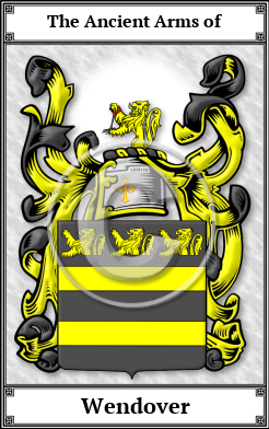 Wendover Family Crest Download (JPG)  Book Plated - 150 DPI